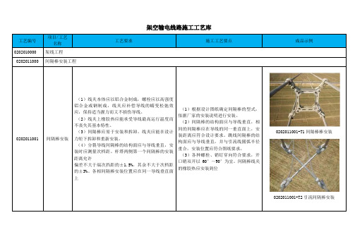 间隔棒安装施工工艺