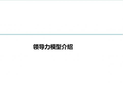 领导力模型案例