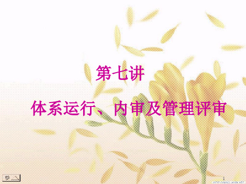 环境管理体系培训课件第七讲.pptx