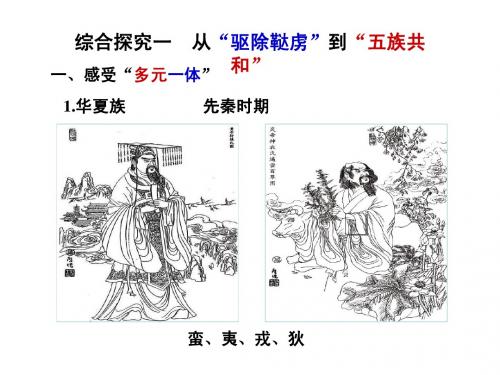 综合探究一：从“驱除鞑虏”到“五族共和”