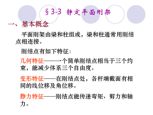 静定平面刚架