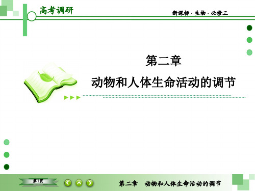 高考调研新课标生物必修3-专题培优2-1高考调研精讲精练