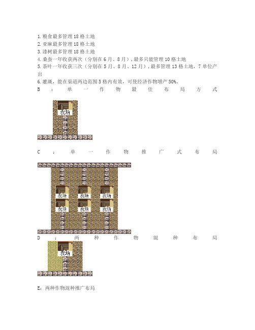 龙之崛起 农作物种植攻略