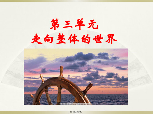 人教统编版高中历史《走向整体的世界》PPT课件下载1