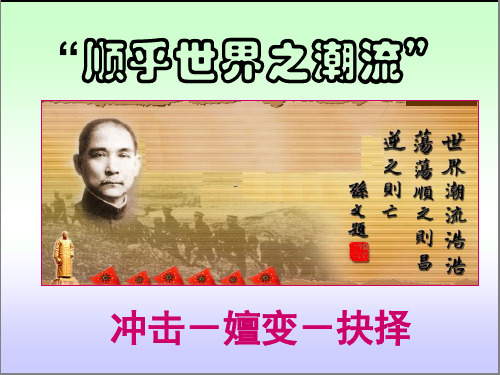 顺乎世界之潮流自己用
