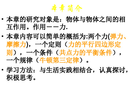 高一物理探究形变与弹力的关系1(PPT)4-4