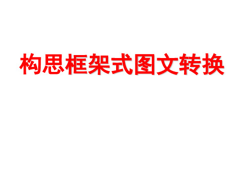 框架式试题图文转换.