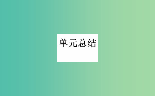 高考历史一轮复习 专题八 中国社会主义建设道路的探索单元总结课件 人民版