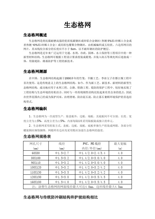 生态格网