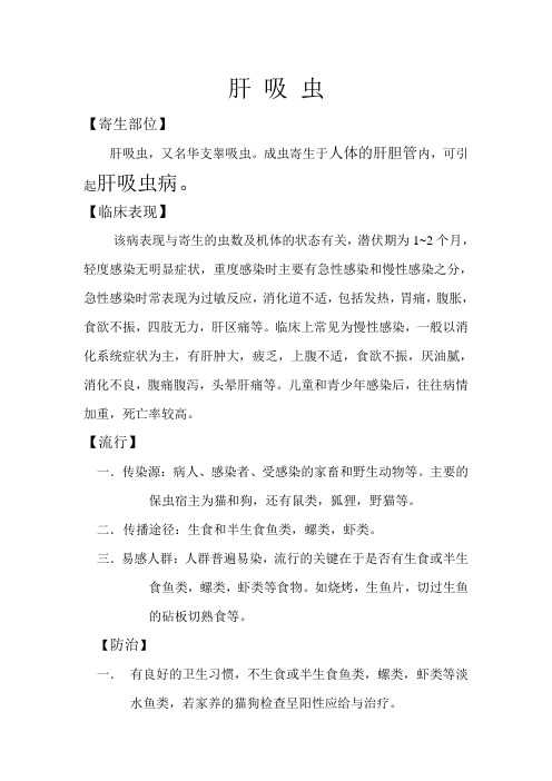 肝吸虫