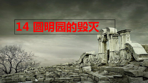 圆明园的毁灭课件