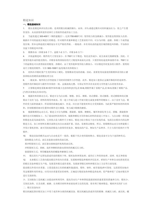 锻造知识