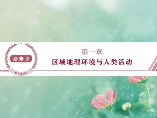 《浙江新高考》高考地理湘教版课件：必修Ⅲ第一章 区