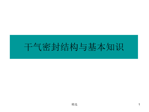 干气密封结构与基本知识演示版.ppt