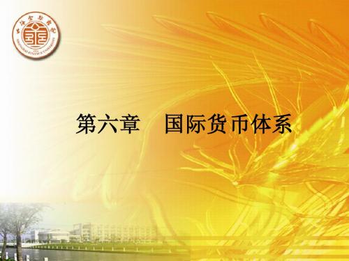 第六章国际货币体系
