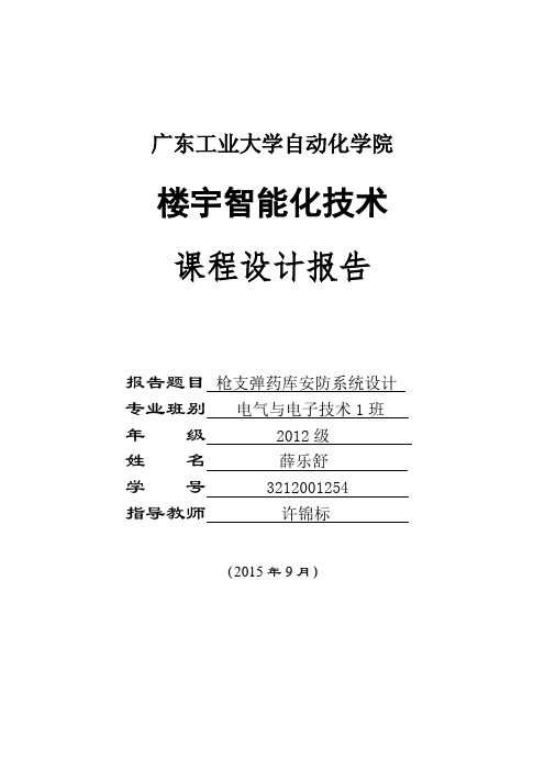 枪支安防课设薛乐舒汇总
