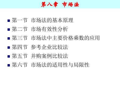 市 场 法