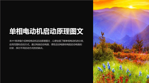 单相电动机启动原理图文