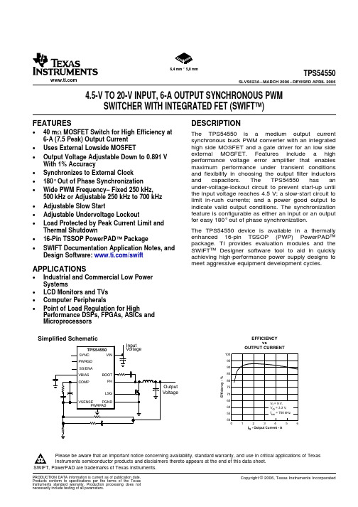 TPS54550PWPRG4资料