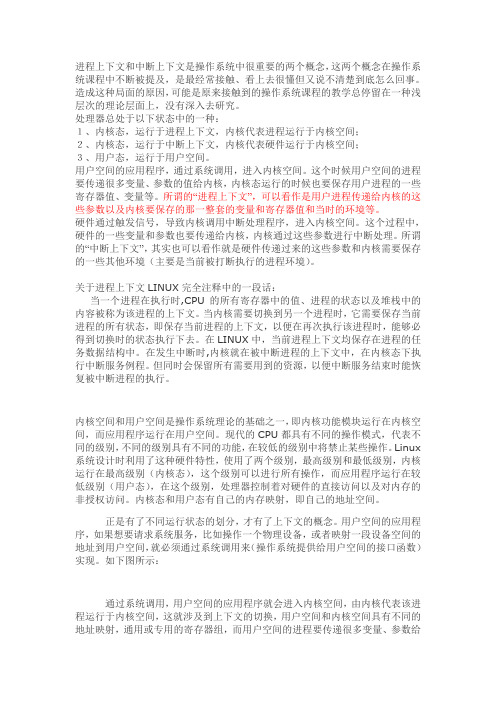 什么是进程上下文