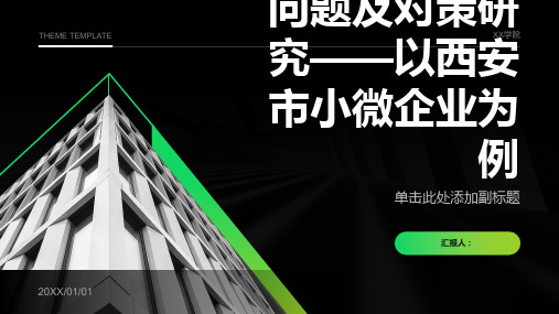 小微企业融资问题及对策研究——以西安市小微企业为例