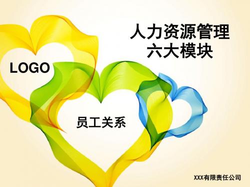 人力资源管理六大模块之员工的关系17页PPT