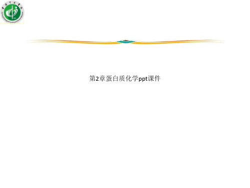 第2章蛋白质化学ppt课件