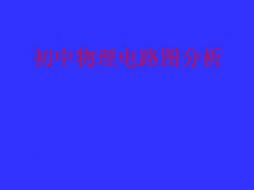 初中物理电路图分析[1]