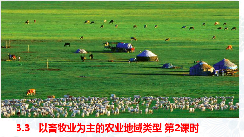 高中地理必修2精品课件8：3.3 以畜牧业为主的农业地域类型