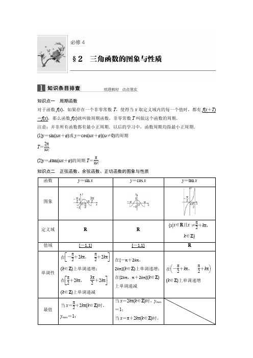 2019版数学浙江省学业水平考试专题复习必修4 §2