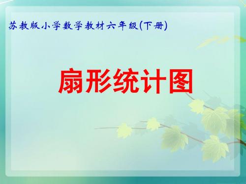 扇形统计图PPT