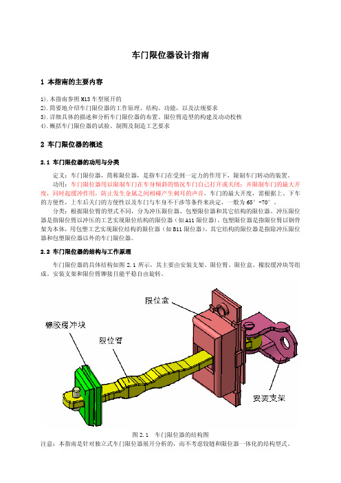 限位器设计指南