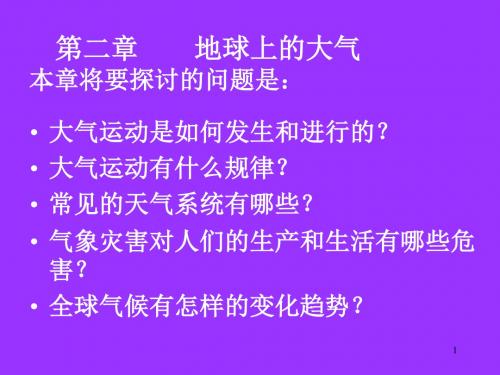 冷热不均引起大气运动ppt课件