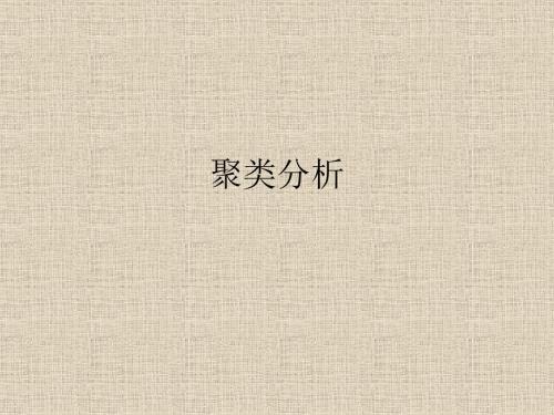 8聚类分析