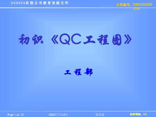 如何制作QC工程图