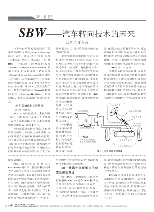SBW_汽车转向技术的未来