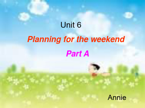 牛津6BUnit6Planningfortheweekend