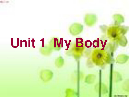 三年级下册英语课件-《Unit 1 My Body》(1)