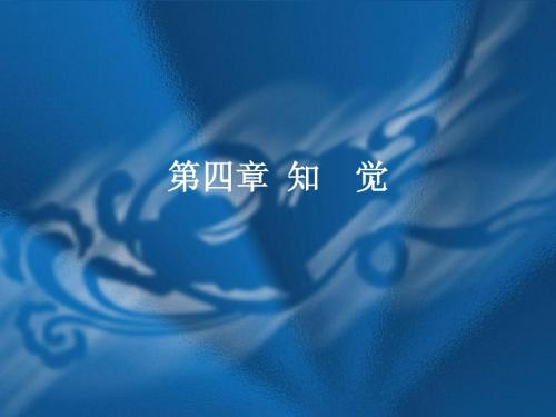 第四章 知觉
