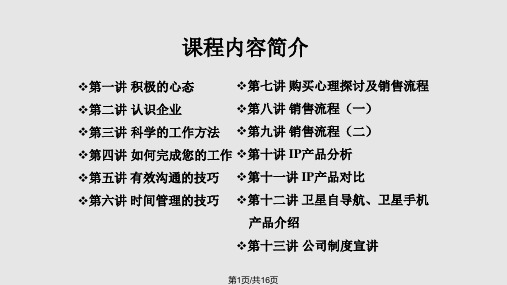 培训教材企业新晋员工职业化训练教程
