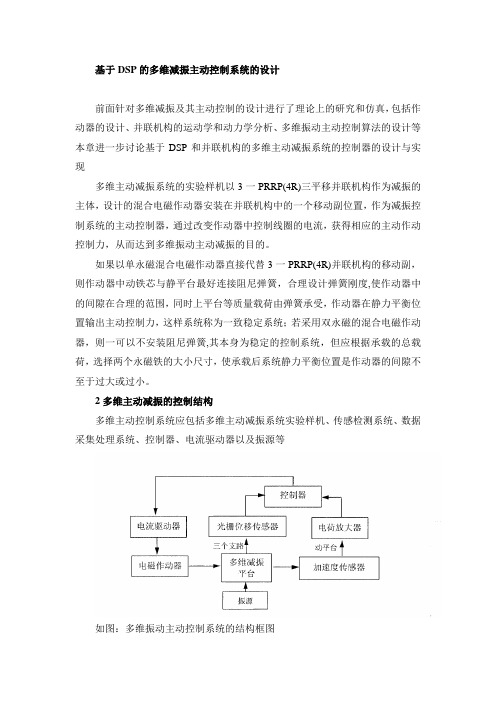 基于DSP的多维减振主动控制系统的设计