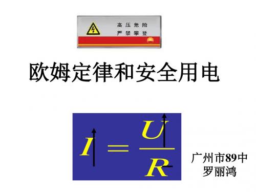 (201907)八年级物理欧姆定律和安全用电3