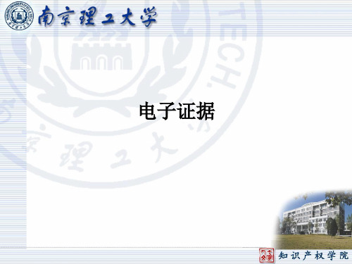 第七章 电子证据