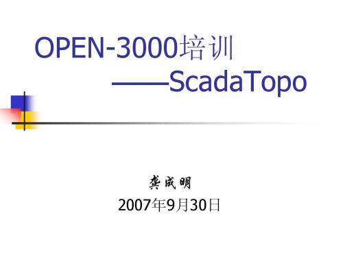 OPEN-3000培训之ScadaTopo