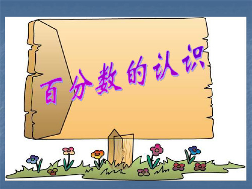 新北师大版六年级数学上册《百分数的认识》精品课件 (2).ppt
