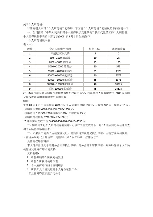个人所得税-旧版本