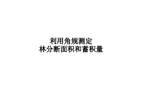 第五讲角规绕测技术