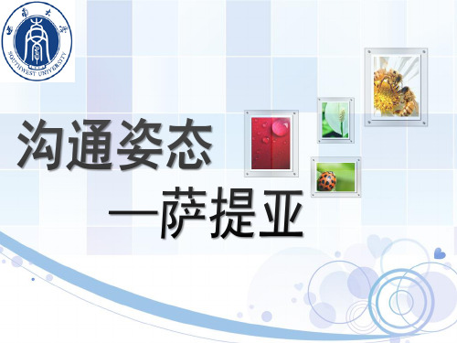 萨提亚沟通姿态,图文并茂,值得拥有wps