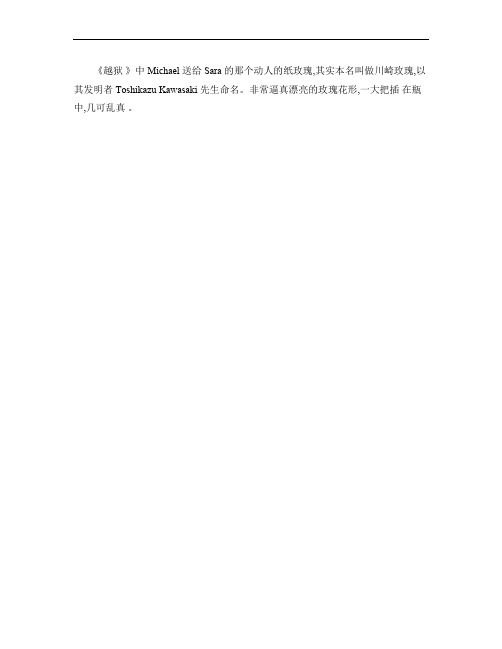 川崎玫瑰花的折法_图文(精)