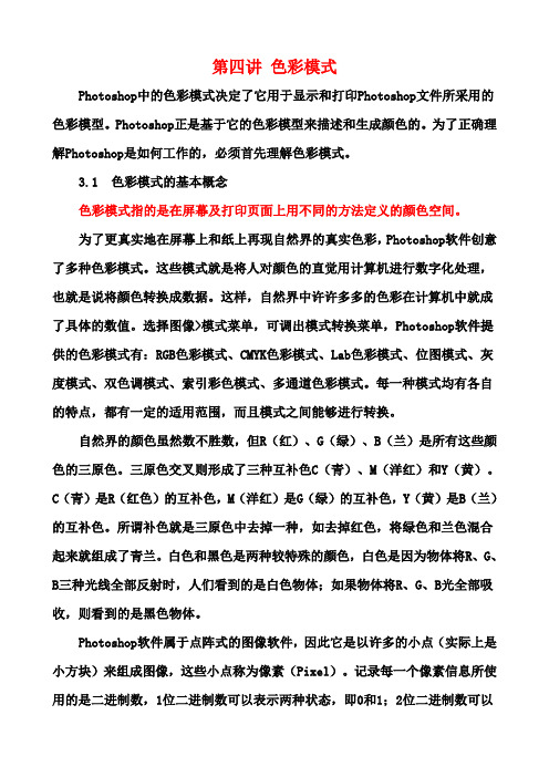 第四讲色彩模式
